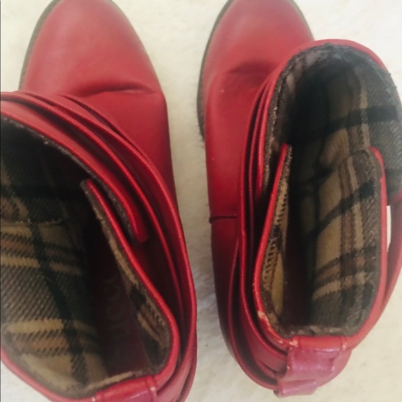 🌺Bucco Red Boots - Picture 6 of 8